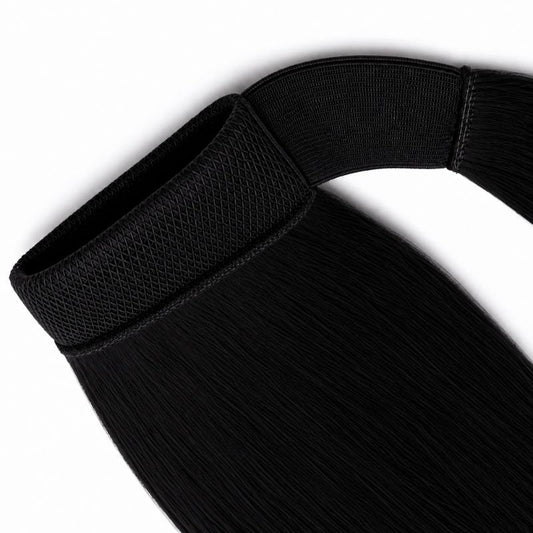 Jet Black Ponytail